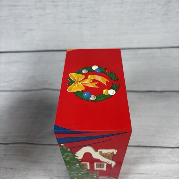Vtg Dancing Christmas Santa Claus Jingle Bells Music Box Wind Up NBy Kiyo & Ko - Picture 6 of 7